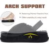 imageKuaiLu Womens Fuzzy Criss Cross Band Platform Slippers Arch Support Furry Faux Fur Ladies Open Toe Cozy Soft Plush Fleece Comfy House Shoes SandalsPlush Black