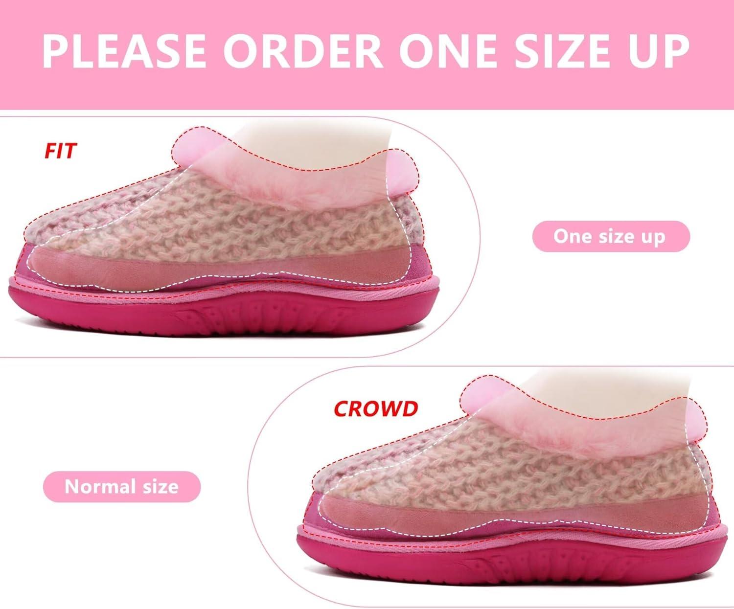 imageKuaiLu House Slippers for Women Comfortable Memory Foam Plaid Slipper Ladies Warm Fuzzy Plush Fur Lined Winter Home Shoes Orthotic Plantar Fasciitis Arch Support Indoor OutdoorRosego One Size Up