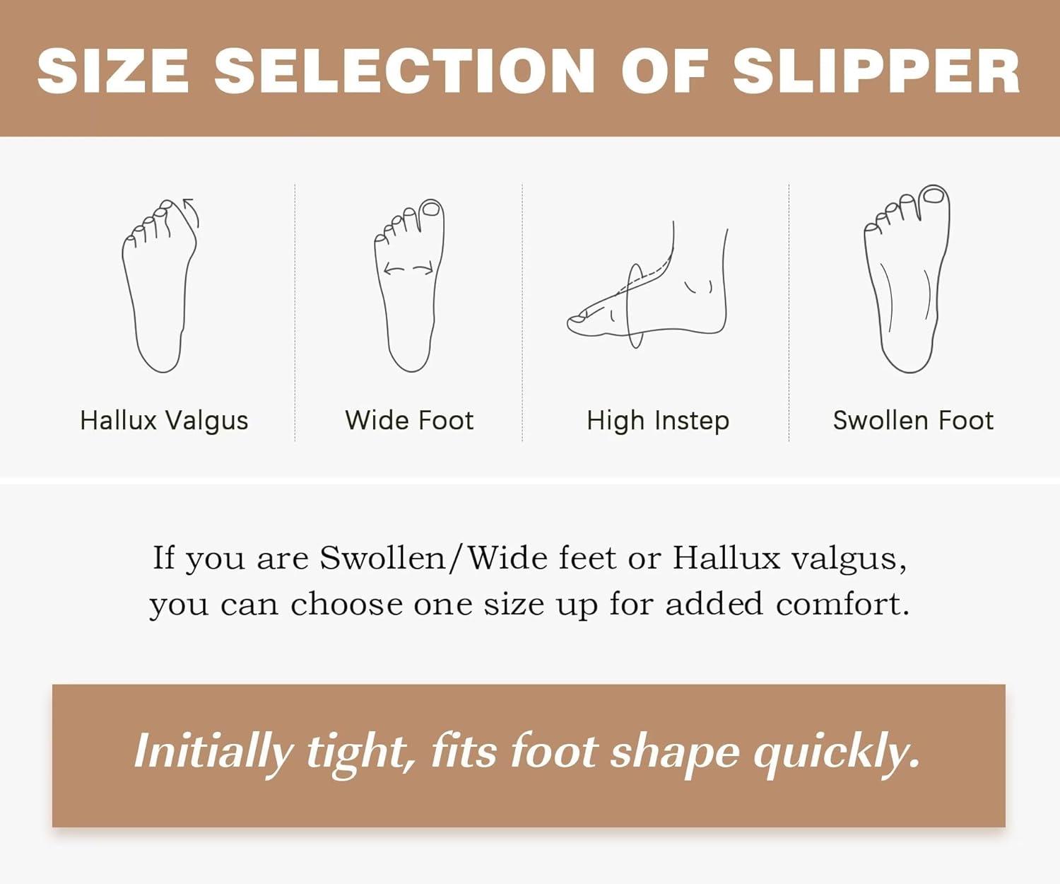 imageKuaiLu Womens House Platform Slippers Cozy Fuzzy Plush Knit Slipper Ladies Warm Fur Lined Winter Slip On Home Bedroom Thick Cushion Shoes Indoor Outdoor Hard SoleKhaki