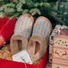 imageKuaiLu House Slippers for Women Comfortable Memory Foam Plaid Slipper Ladies Warm Fuzzy Plush Fur Lined Winter Home Shoes Orthotic Plantar Fasciitis Arch Support Indoor OutdoorBrowngo One Size Up