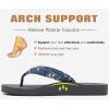 imageKuaiLu Womens Arch Support Flip Flops Ladies Comfort Lightweight Soft Yoga Mat Cushion Walking Thong SandalsBlue Grey