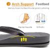 imageKuaiLu Womens Fashion Flip Flops Ladies Lightweight Summer Beach Yoga Mat Thong Sandals with Comfortable Arch SupportShiny Grey