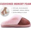 imageKuaiLu Womens Fluff Dual Memory Foam Slippers Ladies Cozy Arch Support Warm Scuff Slippers Slip on Comfy Winter House Shoes with NonSlip Indoor Outdoor Hard SolePink
