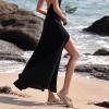 imageWomens Comfy Slide Sandals Ladies Fashion Slip On Cork SandalsLight Brown