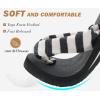 imageKuaiLu Flip Flops for Women with Arch Support Yoga Mat Comfortable Summer Beach Walking Thong Cushion Sandals Slip On Indoor OutdoorBlack White
