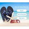 imageKuaiLu Flip Flops for Women with Arch Support Yoga Mat Comfortable Summer Beach Walking Thong Cushion Sandals Slip On Indoor OutdoorDark Blue