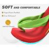 imageKuaiLu Flip Flops for Women with Arch Support Yoga Mat Comfortable Summer Beach Walking Thong Cushion Sandals Slip On Indoor OutdoorGreen Red