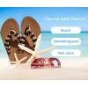 imageKuaiLu Flip Flops for Women with Arch Support Yoga Mat Comfortable Summer Beach Walking Thong Cushion Sandals Slip On Indoor OutdoorKhaki Black