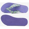 imageKuaiLu Flip Flops for Women with Arch Support Yoga Mat Comfortable Summer Beach Walking Thong Cushion Sandals Slip On Indoor OutdoorPurple Green
