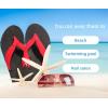 imageKuaiLu Flip Flops for Women with Arch Support Yoga Mat Comfortable Summer Beach Walking Thong Cushion Sandals Slip On Indoor OutdoorRed Black