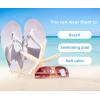 imageKuaiLu Flip Flops for Women with Arch Support Yoga Mat Comfortable Summer Beach Walking Thong Cushion Sandals Slip On Indoor OutdoorWhite