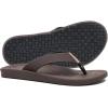 imageKuaiLu Mens Flip Flops Arch Support Comfortable Summer Beach Thong Sandals Yoga Foam Cushion Slip on SlippersDbrown