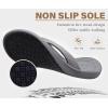 imageKuaiLu Mens Flip Flops Arch Support Comfortable Summer Beach Thong Sandals Yoga Foam Cushion Slip on SlippersGrey