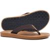 imageKuaiLu Mens Flip Flops Arch Support Comfortable Summer Beach Thong Sandals Yoga Foam Cushion Slip on SlippersKhaki