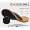 imageKuaiLu Mens Flip Flops Arch Support Comfortable Summer Beach Thong Sandals Yoga Foam Cushion Slip on SlippersKhaki