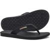 imageKuaiLu Mens Flip Flops Arch Support Comfortable Summer Beach Thong Sandals Yoga Foam Cushion Slip on SlippersPublack