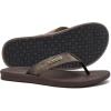 imageKuaiLu Mens Flip Flops Arch Support Comfortable Summer Beach Thong Sandals Yoga Foam Cushion Slip on SlippersPubrown