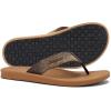 imageKuaiLu Mens Flip Flops Arch Support Comfortable Summer Beach Thong Sandals Yoga Foam Cushion Slip on SlippersPukhaki