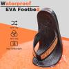 imageKuaiLu Mens Flip Flops Arch Support Comfortable Summer Beach Thong Sandals Yoga Foam Cushion Slip on SlippersWoodlike Black