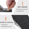 imageKuaiLu Mens Flip Flops Arch Support Comfortable Summer Beach Thong Sandals Yoga Foam Cushion Slip on SlippersWoodlike Grey