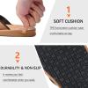 imageKuaiLu Mens Flip Flops Arch Support Comfortable Summer Beach Thong Sandals Yoga Foam Cushion Slip on SlippersWoodlike Khaki