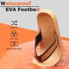 imageKuaiLu Mens Flip Flops Arch Support Comfortable Summer Beach Thong Sandals Yoga Foam Cushion Slip on SlippersWoodlike Khaki