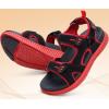 imageKuaiLu Mens Hiking Sandals With Arch Support Sport Recovery Athletic Walking Sandals For Man Outdoor Summer Casual Thick Cushion Beach Water Fisherman Sandal Size 715Red Black