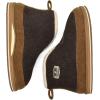 imageKuaiLu Mens Winter Slippers Memory Foam Slipper Boots for Men Cozy Felt Wool House Booties with Warm Sherpa Plush Lining Nonslip Rubber Sole Indoor Outdoor 714Brown