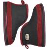 imageKuaiLu Mens Winter Slippers Memory Foam Slipper Boots for Men Cozy Felt Wool House Booties with Warm Sherpa Plush Lining Nonslip Rubber Sole Indoor Outdoor 714Blackred