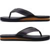 imageKuaiLu Mens Yoga Mat Leather Flip Flops with Arch Support Comfortable Cushion Walking Thong Sandals Slip On Indoor OutdoorBrown