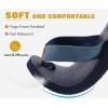 imageKuaiLu Mens Yoga Mat Leather Flip Flops with Arch Support Comfortable Cushion Walking Thong Sandals Slip On Indoor OutdoorNavy Blue