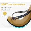 imageKuaiLu Womens Arch Support Flip Flops Comfortable Yoga Mat Slip on Summer Beach Walking Thong Cushion SandalsBlack Khaki