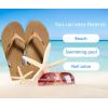 imageKuaiLu Womens Arch Support Flip Flops Comfortable Yoga Mat Slip on Summer Beach Walking Thong Cushion SandalsKhaki