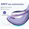 imageKuaiLu Womens Arch Support Flip Flops Comfortable Yoga Mat Slip on Summer Beach Walking Thong Cushion SandalsPurple