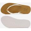 imageKuaiLu Womens Arch Support Flip Flops Comfortable Yoga Mat Slip on Summer Beach Walking Thong Cushion SandalsWhite Khaki
