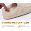 imageKuaiLu Womens Clog Slippers Cozy Suede Warm Plush Lined Arch Support Faux Fur House Ladies Bedroom Slippers Comfy Orthopedic Memory Foam Plantar Fasciitis Home Indoor Outdoor Shoes Beige US85