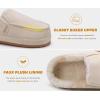 imageKuaiLu Womens Clog Slippers Cozy Suede Warm Plush Lined Arch Support Faux Fur House Ladies Bedroom Slippers Comfy Orthopedic Memory Foam Plantar Fasciitis Home Indoor Outdoor Shoes Beige US85