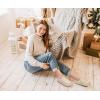 imageKuaiLu Womens Clog Slippers Cozy Suede Warm Plush Lined Arch Support Faux Fur House Ladies Bedroom Slippers Comfy Orthopedic Memory Foam Plantar Fasciitis Home Indoor Outdoor Shoes Beige US85
