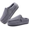 imageKuaiLu Womens Clog Slippers Cozy Warm Plush Lined With Arch Support Suede Faux Fur House ladies Bedroom Slippers Comfortable Memory Foam Slipon Womans Home ShoesGrey