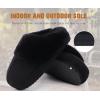 imageKuaiLu Womens House Platform Slippers Warm Faux Suede Fuzzy Thick Cushioned Yoga Foam Shoes Ladies Slipper Home Lightweight Slip on Indoor Outdoor NonSlip Hard SoleBlack