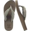 imageKuaiLu Flip Flops for Women with Arch Support Yoga Mat Comfortable Summer Beach Walking Thong Cushion Sandals Slip On Indoor OutdoorCamel