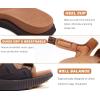 imageKuaiLu Mens Hiking Sandals with Arch Support Orthopedic Walking Recovery Sandals for Plantar Fasciitis Open Toe Summer Athletic Sport Comfortable Cushion Breathable Outdoor Water Sandals Size713Khaki