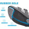 imageKuaiLu Mens Hiking Sandals with Arch Support Orthopedic Walking Recovery Sandals for Plantar Fasciitis Open Toe Summer Athletic Sport Comfortable Cushion Breathable Outdoor Water Sandals Size713Grey Black