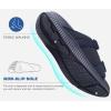 imageKuaiLu Mens Orthotic Sandals Athletic Thick Cushion Recovery Sport Slides Adjustable Strap Open Toe Walking Sandles With Comfortable Plantar Fasciitis Arch SupportNavy