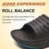 imageKuaiLu Mens Recovery Sandals Orthotic Thick Cushion Open Toe Sport Slides With Comfortable Plantar Fasciitis Arch Support Reduces Stress on Feet Joints ampamp Back PostExerciseMocha