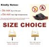imageKuaiLu Mens Recovery Sandals Orthotic Thick Cushion Open Toe Sport Slides With Comfortable Plantar Fasciitis Arch Support Reduces Stress on Feet Joints ampamp Back PostExerciseCamored Black