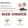 imageKuaiLu Mens Recovery Sandals Orthotic Thick Cushion Open Toe Sport Slides With Comfortable Plantar Fasciitis Arch Support Reduces Stress on Feet Joints ampamp Back PostExerciseBlue White