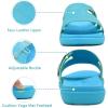 imageKuaiLu Womens Fashion Orthotic Slides Ladies Lightweight Athletic Yoga Mat Sandals Slip On Thick Cushion Slippers Sandals With Comfortable Plantar Fasciitis Arch SupportBlue