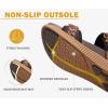 imageKuaiLu Womens Orthopedic Walking Sandals with Comfortable Arch Support Recovery Sport Relief Plantar Fasciitis Summer Outdoor Hiking Adjustable Strap Platform Cushion ShoesBrown Khaki