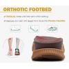 imageKuaiLu Womens Orthopedic Walking Sandals with Comfortable Arch Support Recovery Sport Relief Plantar Fasciitis Summer Outdoor Hiking Adjustable Strap Platform Cushion ShoesBrown Khaki
